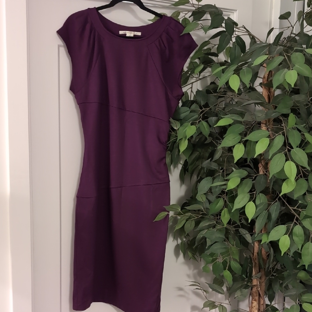 Diane Von Furstenberg Rich Purple Midi Dress